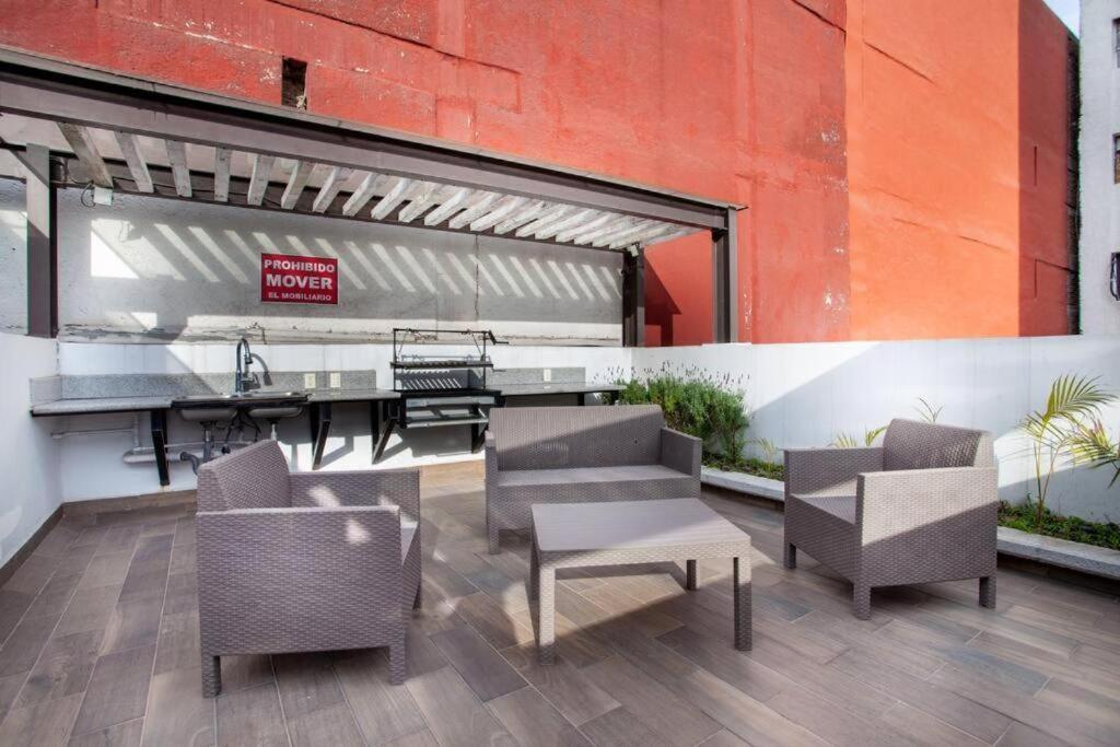 Corazon De Condesa 3 Departamentos - 200Mbps Wifi, Roof, Gym Aparthotel Mexico by Eksteriør bilde