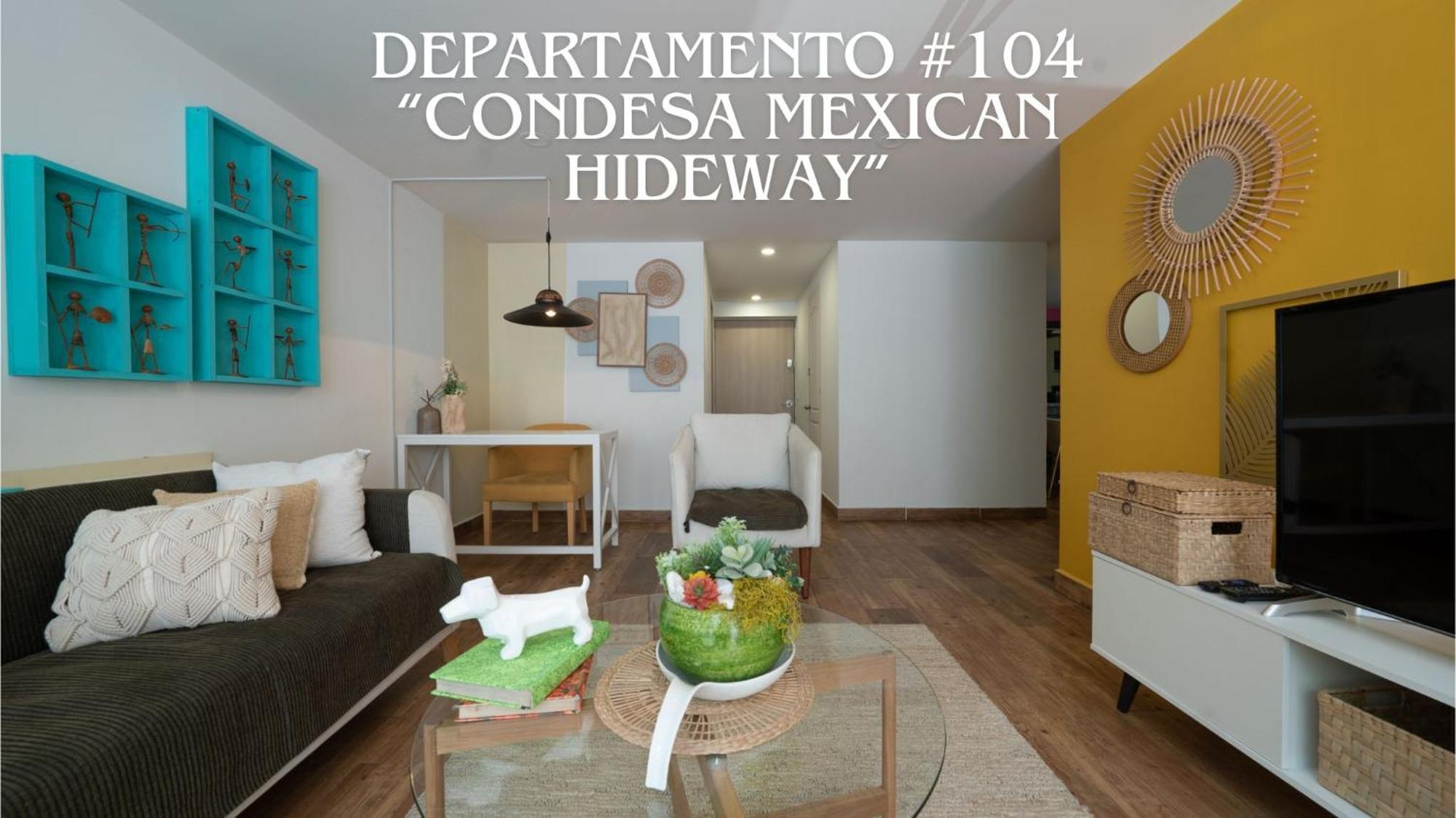 Corazon De Condesa 3 Departamentos - 200Mbps Wifi, Roof, Gym Aparthotel Mexico by Eksteriør bilde