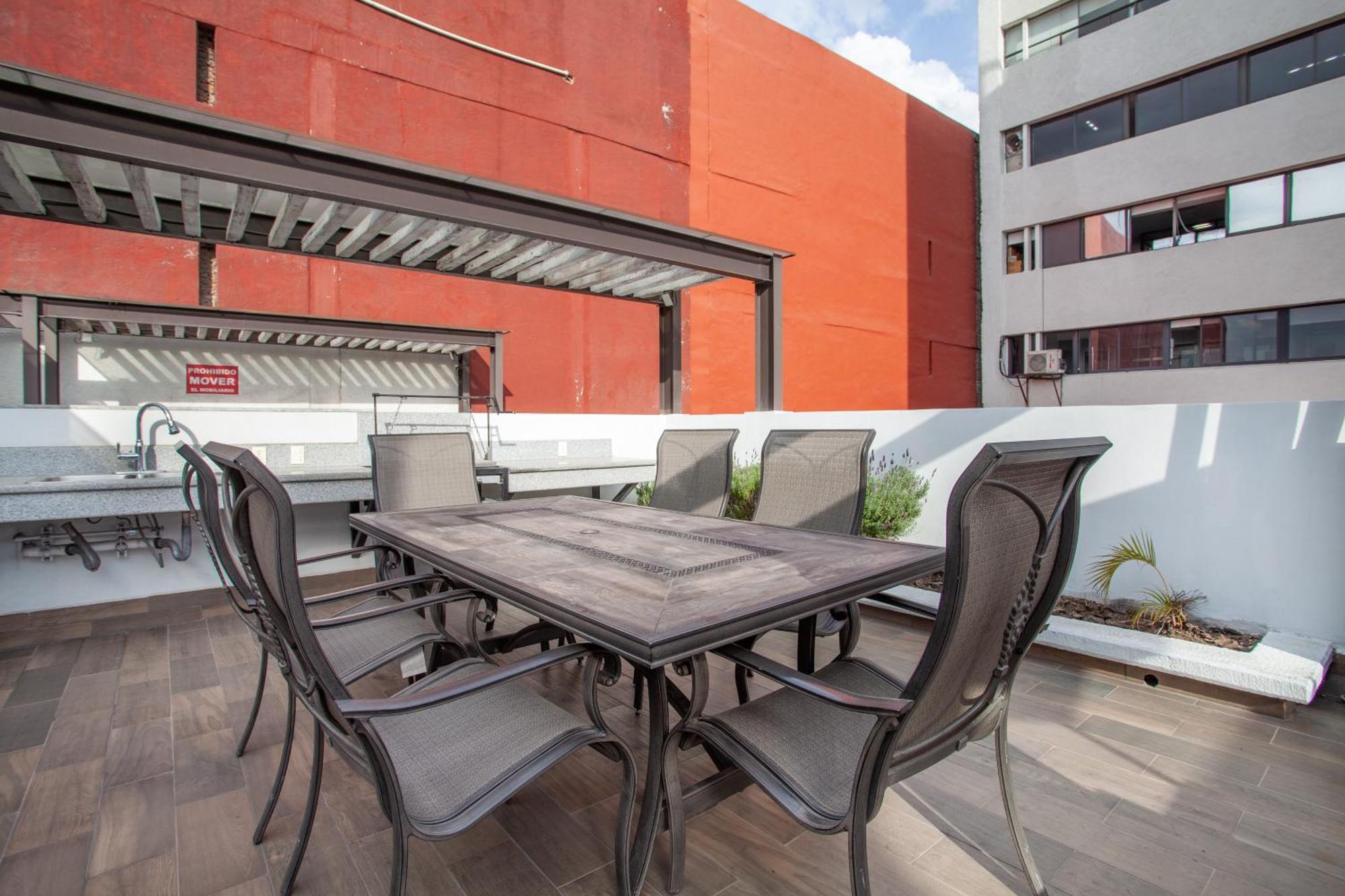 Corazon De Condesa 3 Departamentos - 200Mbps Wifi, Roof, Gym Aparthotel Mexico by Eksteriør bilde